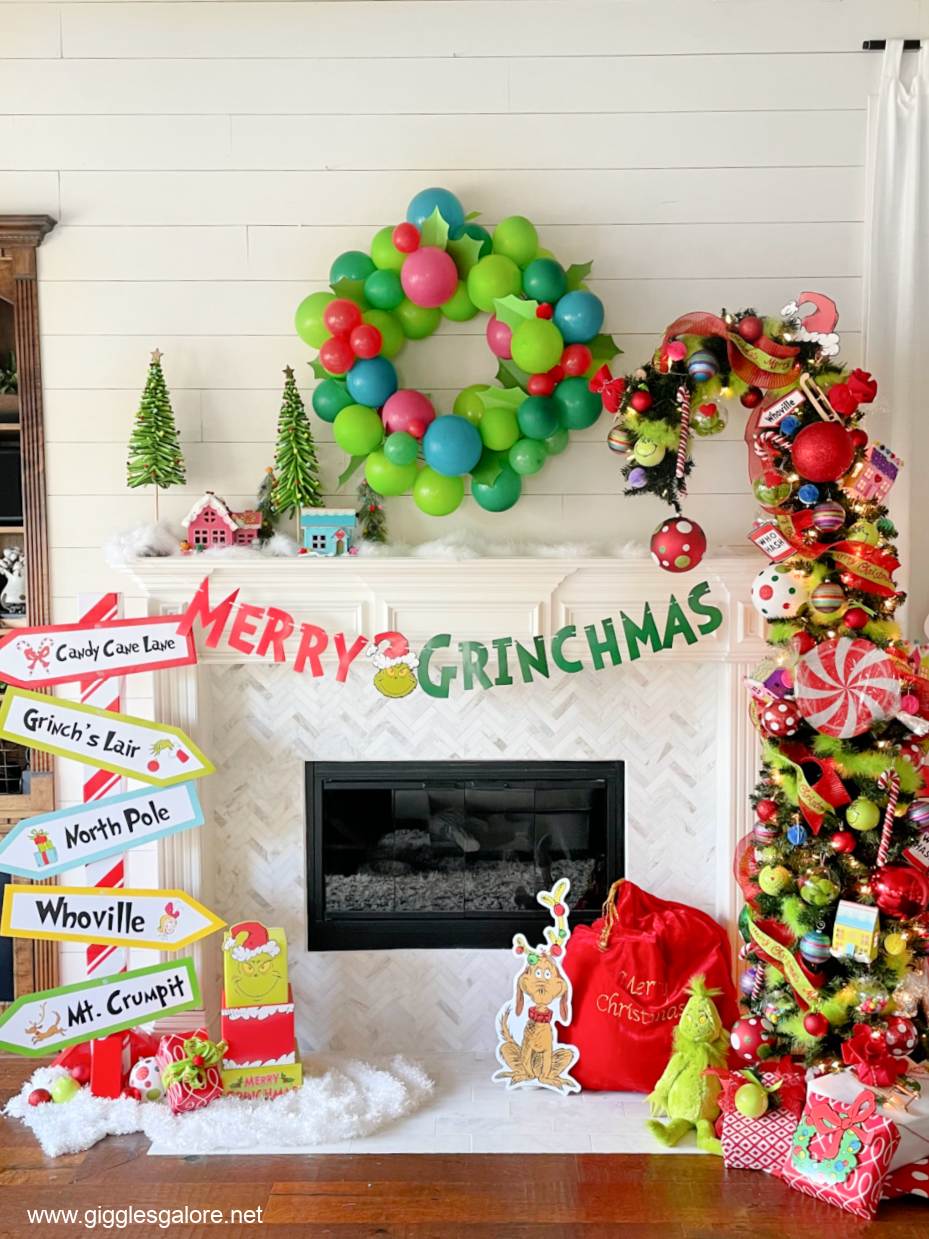 grinch christmas tree - giggles galore